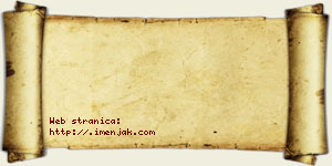 Nadežda Bzenić vizit kartica